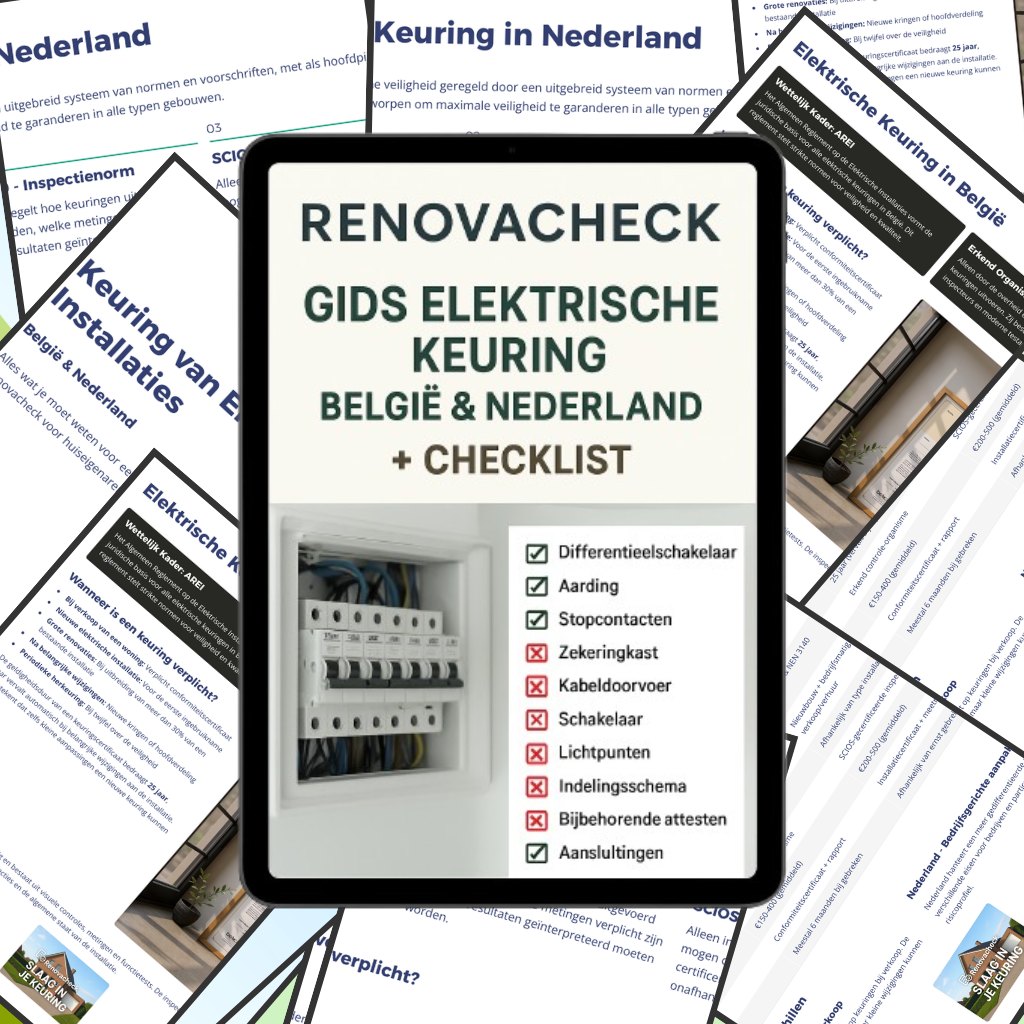 Elektrische Keuring Gids + Checklist (BE + NL)