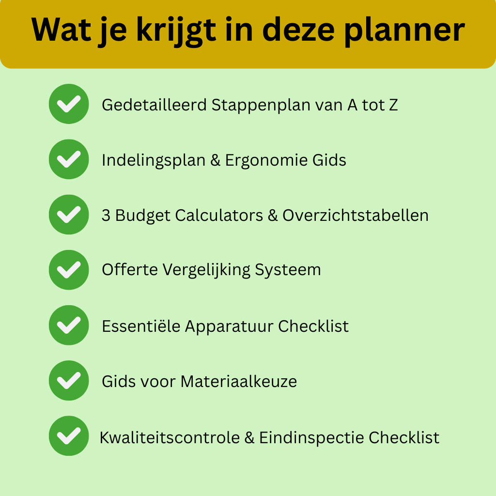 Keuken Renovatie Planner
