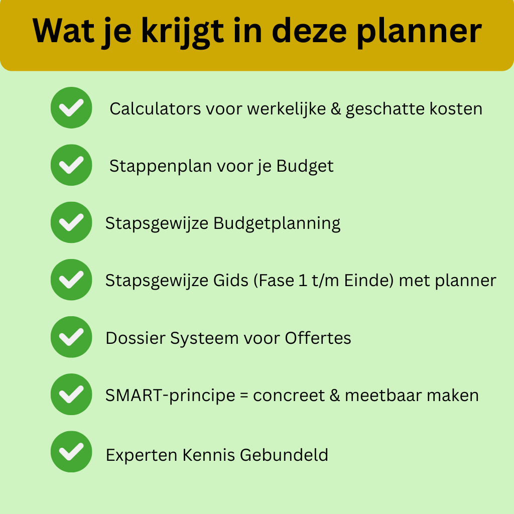 Van Chaos naar Controle: De Slimme Renovatieplanner