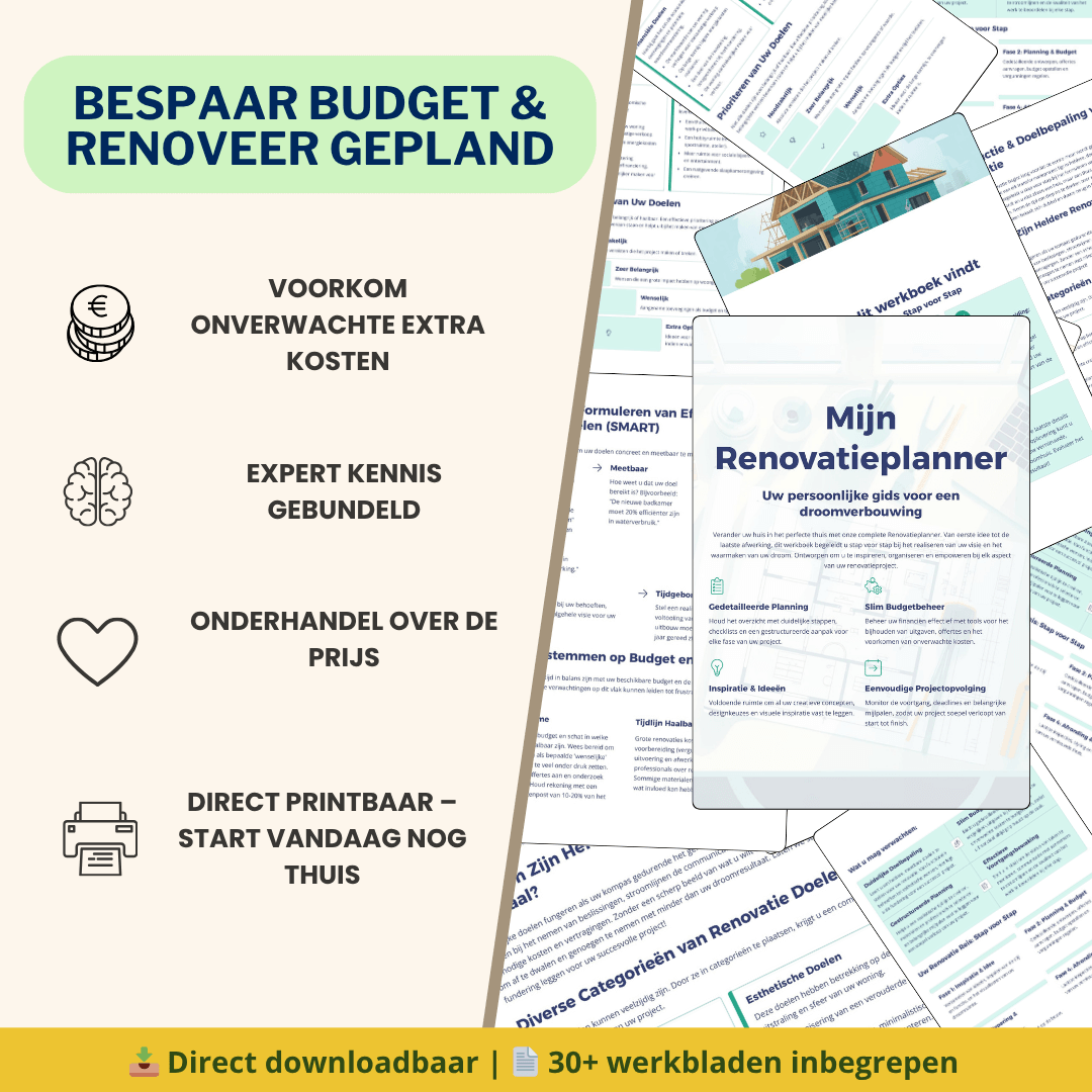 De Complete Renovatieplanner (BE & NL)