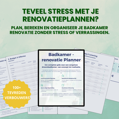Badkamer Renovatie Planner