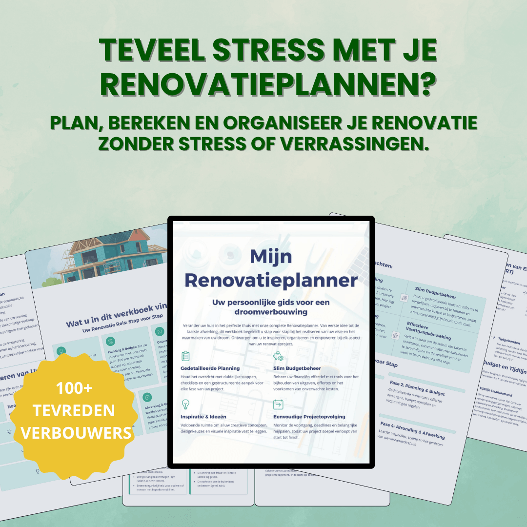 De Complete Renovatieplanner (BE & NL)